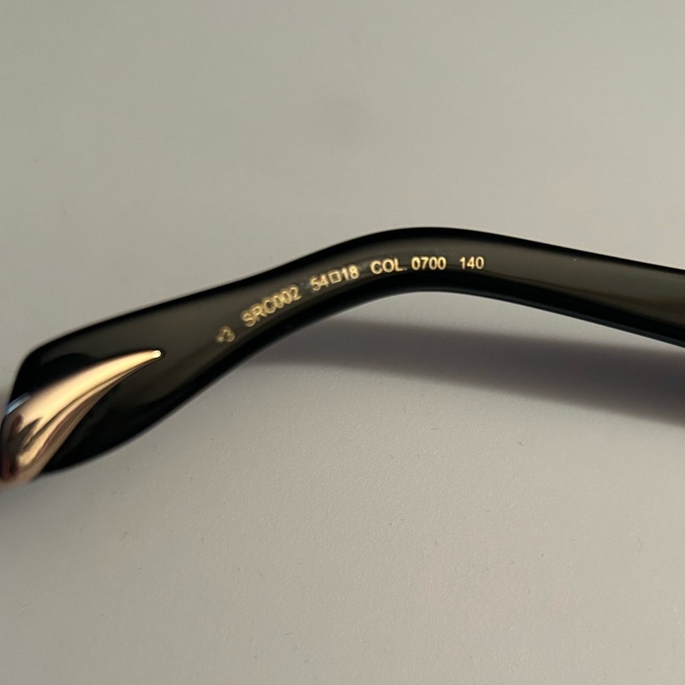 Authentic Roberto Cavalli Unisex Sunglasses Black WTH Gold Detail SRC001M - Picture 5 of 6